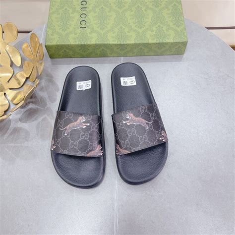 gucci tiger slides women's|gucci slide g0k00 1084.